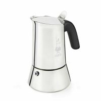   Kotyogós Kávéfőző Bialetti 0007254 Ezüst színű Rozsdamentes acél 4 чаши за чай 200 ml MOST 32298 HELYETT 22009 Ft-ért!