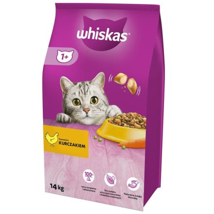 Macska eledel Whiskas   Felnőtt Csirke Zöldség 14 Kg MOST 35818 HELYETT 24406 Ft-ért!