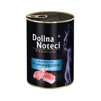   Macska eledel Dolina Noteci Premium Csirke Borjúhús Bárány Disznó 400 g MOST 2993 HELYETT 1794 Ft-ért!