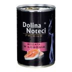   Macska eledel Dolina Noteci Premium Lazac szín 400 g MOST 2042 HELYETT 1224 Ft-ért!