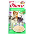   Snack for Cats Inaba Churu 4 x 14 g Rák Csirke MOST 2738 HELYETT 1637 Ft-ért!