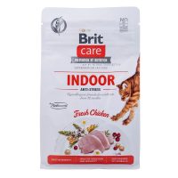   Macska eledel Brit Care Grain-Free Adult Indoor Anti-Stress Felnőtt Csirke 400 g MOST 5313 HELYETT 3183 Ft-ért!