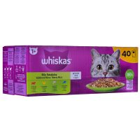   Macska eledel Whiskas Mix Favourites in jelly Csirke Lazac szín Tonhal Borjúhús 40 x 85 g MOST 16157 HELYETT 9913 Ft-ért!