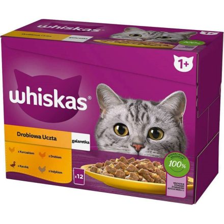 Macska eledel Whiskas                                 Csirke Pulyka Kacsa madarak 12 x 85 g MOST 6141 HELYETT 3679 Ft-ért!