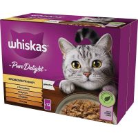   Macska eledel Whiskas Pure Delight Csirke Pulyka Kacsa madarak 12 x 85 g MOST 6698 HELYETT 4010 Ft-ért!