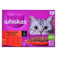   Macska eledel Whiskas Classic Meals Csirke Borjúhús Bárány madarak 12 x 85 g MOST 7665 HELYETT 4589 Ft-ért!