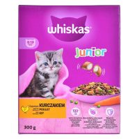   Macska eledel Whiskas Junior Csirke 300 g MOST 2606 HELYETT 1563 Ft-ért!