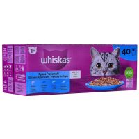   Snack for Cats Whiskas 40 x 85 g Lazac szín Tonhal Hal Tőkehal MOST 15275 HELYETT 10285 Ft-ért!