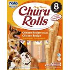   Kutya Snack Inaba Churu Rolls Chicken Csirke 8 x 12 g MOST 9382 HELYETT 5754 Ft-ért!