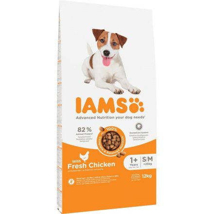 Takarmány IAMS Vitality Adult Small & Medium Csirke 12 kg MOST 33296 HELYETT 22695 Ft-ért!