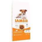   Takarmány IAMS Vitality Puppy & Junior Small & Medium Csirke 12 kg MOST 33296 HELYETT 22695 Ft-ért!