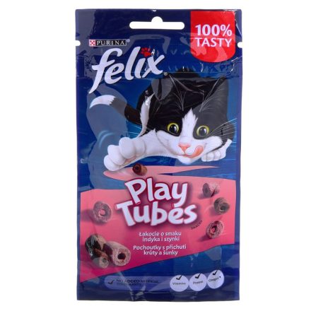 Macska eledel Purina Play Tubes Pulyka Sonka 50 g MOST 1934 HELYETT 1157 Ft-ért!