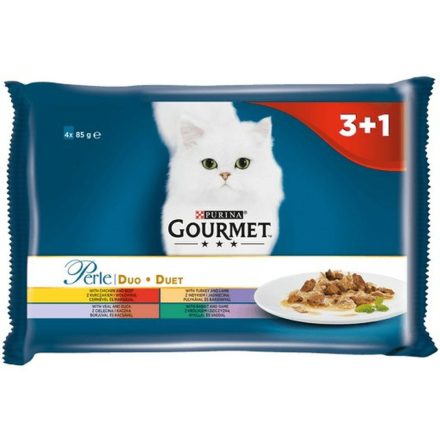 Macska eledel Purina   Csirke Borjúhús Bárány Kacsa Vaddisznó Nyúl 4 x 85 g MOST 3859 HELYETT 2307 Ft-ért!