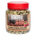   Kutya Snack O'canis Fitnes Bits plus Fekete áfonya Krumpli Vaddisznó Körte 300 g MOST 4362 HELYETT 2613 Ft-ért!