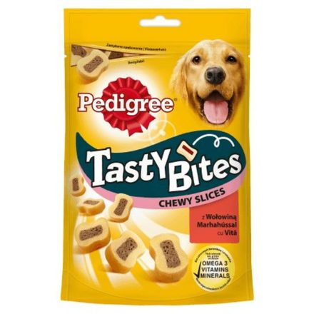 Kutya Snack Pedigree Tasty Bites Chewy Slices Borjúhús 155 g MOST 2753 HELYETT 1645 Ft-ért!