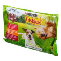   Nedves étel Purina Friskies Csirke Borjúhús Bárány Krumpli Sárgarépa 4 x 100 g MOST 2313 HELYETT 1381 Ft-ért!