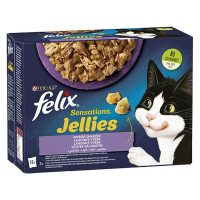   Macska eledel Purina Felix Sensations Pulyka Bárány 12 x 85 g MOST 7502 HELYETT 4605 Ft-ért!