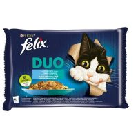   Macska eledel Purina Fantastic Lazac szín Tőkehal 4 x 85 g MOST 2885 HELYETT 1728 Ft-ért!