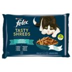   Macska eledel Purina Tasty Shreds Lazac szín Tonhal 4 x 80 g MOST 4308 HELYETT 2580 Ft-ért!