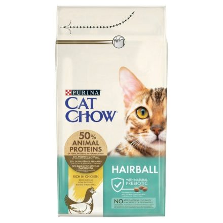 Macska eledel Purina CAT CHOW HAIRBALL CONTROLL Felnőtt Csirke 1,5 Kg MOST 7634 HELYETT 4688 Ft-ért!