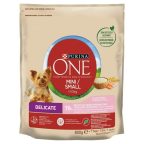   Takarmány Purina One Mini/Small Sensitive Felnőtt Lazac szín 800 g MOST 7007 HELYETT 4192 Ft-ért!