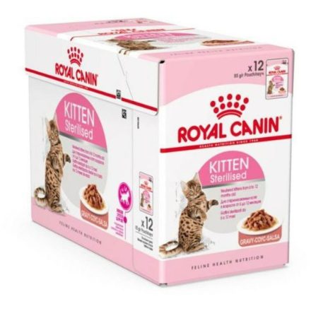 Macska eledel Royal Canin Sterilised Gravy Csirke 12 x 85 g MOST 18439 HELYETT 12418 Ft-ért!