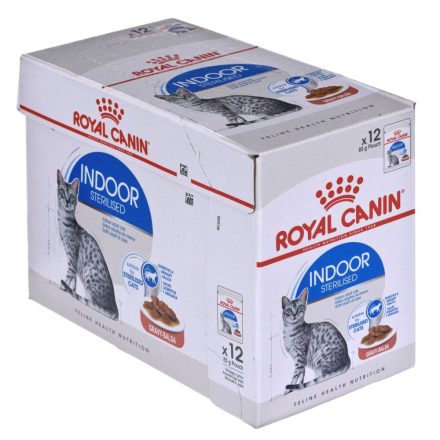 Macska eledel Royal Canin Indoor Sterilized Hús 12 x 85 g MOST 16822 HELYETT 11327 Ft-ért!