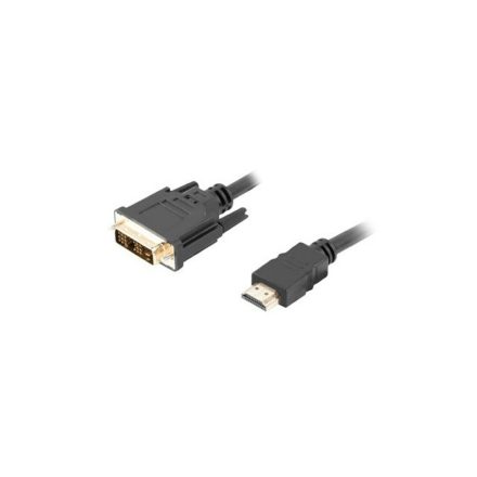 HDMI–DVI Kábel Lanberg CA-HDDV-10CC-0018-BK Fekete 1,8 m MOST 3480 HELYETT 2083 Ft-ért!