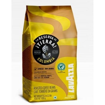 Egész babkávé Lavazza Tierra Colombia Espresso 1 kg MOST 20449 HELYETT 13774 Ft-ért!