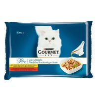   Macska eledel Purina GRMT Perle Csirke Borjúhús 4 x 85 g MOST 3952 HELYETT 2365 Ft-ért!