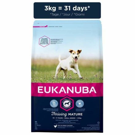 Takarmány Eukanuba Mature Felnőtt Csirke 3 Kg MOST 13195 HELYETT 8094 Ft-ért!