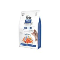   Macska eledel Brit Grain-Free Kitten Immunity Lazac szín 7 kg MOST 38919 HELYETT 26523 Ft-ért!