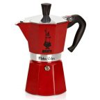   Kotyogós Kávéfőző Bialetti Moka Express Piros Alumínium 6 Csészék MOST 34928 HELYETT 23803 Ft-ért!