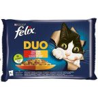   Macska eledel Purina Duo Csirke Borjúhús Bárány Máj madarak 4 x 85 g MOST 3024 HELYETT 1811 Ft-ért!