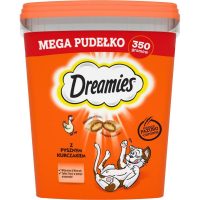   Snack for Cats Dreamies Mega 2 x 350 g Csirke Sajt 350 g MOST 6737 HELYETT 4035 Ft-ért!