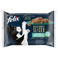   Macska eledel Purina Deliciously Lazac szín Tonhal Tőkehal 4 x 80 g MOST 3859 HELYETT 2307 Ft-ért!