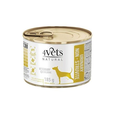 Nedves étel 4VETS Natural Urinary No Struvit Pulyka 185 g MOST 2297 HELYETT 1372 Ft-ért!