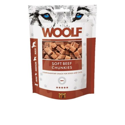 Kutya Snack Woolf Marha- és borjúhús 100 g MOST 3821 HELYETT 2290 Ft-ért!