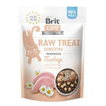 Snack for Cats Brit Care Raw Treat Sensitive Pulyka 40 g MOST 4091 HELYETT 2447 Ft-ért!