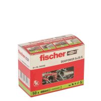   Fali dugók és csavarok Fischer DUOPOWER 555105 Ø  5x25 mm (50 egység) MOST 7355 HELYETT 4514 Ft-ért!