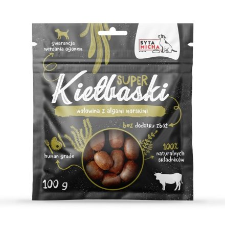 Kutya Snack SYTA MICHA Marha- és borjúhús 100 g MOST 4958 HELYETT 2968 Ft-ért!