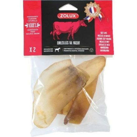 Kutya rágójátékok Zolux Beef ear Marha- és borjúhús 40 g MOST 2985 HELYETT 1786 Ft-ért!