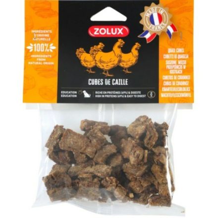 Kutya Snack Zolux Quail cubes 150 g MOST 5182 HELYETT 3100 Ft-ért!