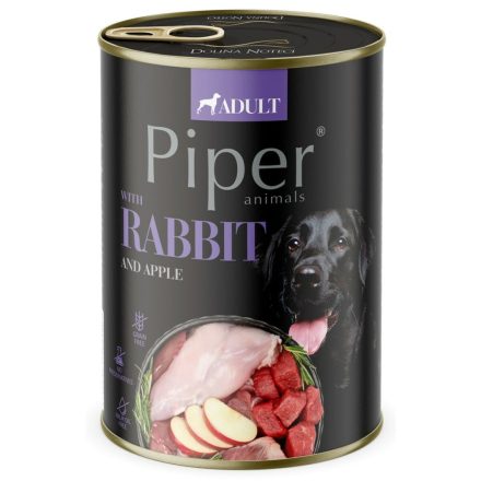 Nedves étel Dolina Noteci Piper Animals Rabbit and apple 800 g MOST 3821 HELYETT 2290 Ft-ért!