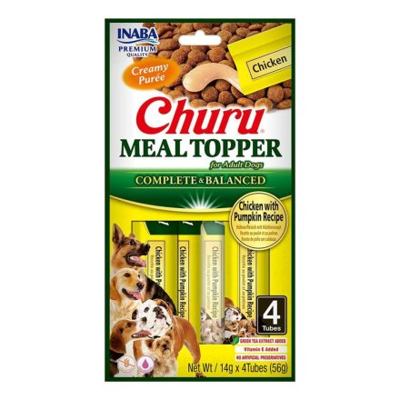 Kutya Snack Inaba Churu Meal Topper Chicken with pumpkin Csirke MOST 3411 HELYETT 2042 Ft-ért!