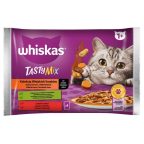   Macska eledel Whiskas Tasty Mix Csirke Borjúhús Bárány madarak Sárgarépa 4 x 85 g MOST 34124 HELYETT 23257 Ft-ért!