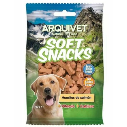 Kutya Snack Arquivet Soft Snacks Salmon Hal 100 g MOST 4354 HELYETT 2604 Ft-ért!