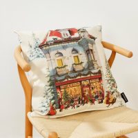   Párnahuzat Belum Christmas City Többszínű 50 x 50 cm MOST 16111 HELYETT 7714 Ft-ért!