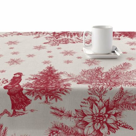 Foltálló gyanta asztalterítő Belum Christmas Toile Piros vászonanyag 200 x 150 cm MOST 27758 HELYETT 17362 Ft-ért!