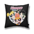   Párnahuzat Powerpuff Girls Powerpuff B Fekete Többszínű 45 x 45 cm MOST 6234 HELYETT 3729 Ft-ért!